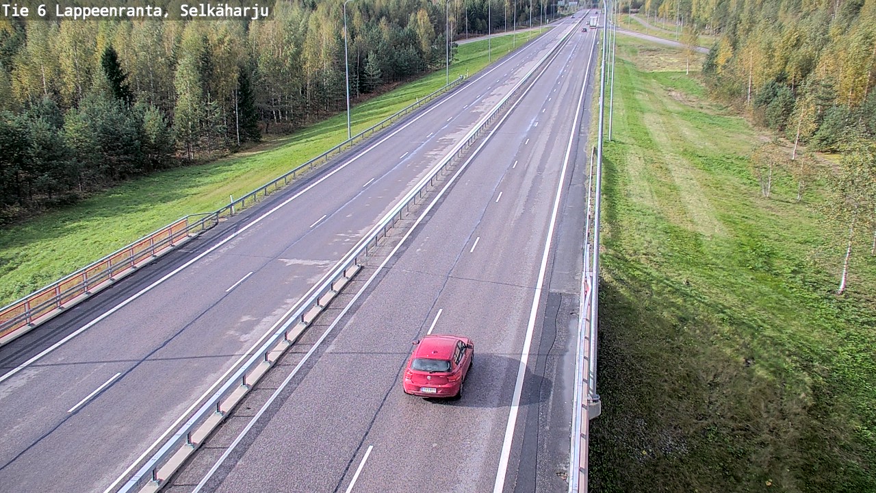 Weather Camera Image Road 6 Lappeenranta, Selkäharju, Lappeenranta, Etelä-Karjala