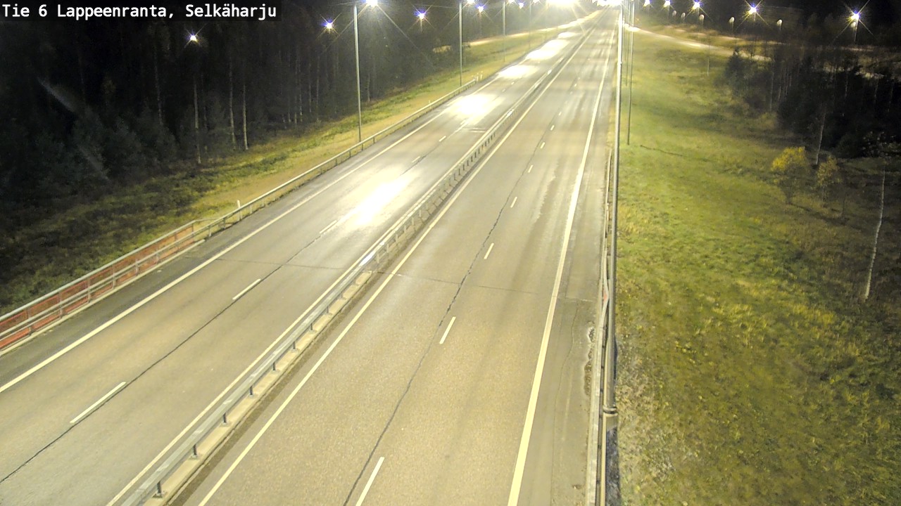 Weather Camera Image Road 6 Lappeenranta, Selkäharju, Lappeenranta, Etelä-Karjala
