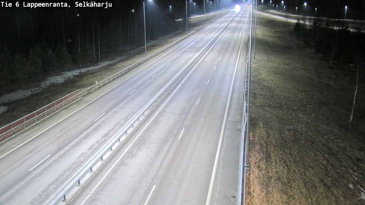 Weather Camera Image Road 6 Lappeenranta, Selkäharju, Lappeenranta, Etelä-Karjala