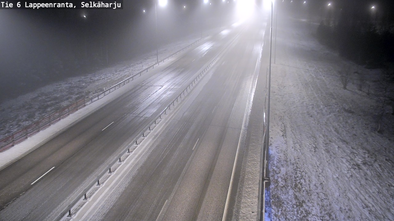 Weather Camera Image Väg 6 Villmanstrand, Selkäharju, Lappeenranta, Etelä-Karjala