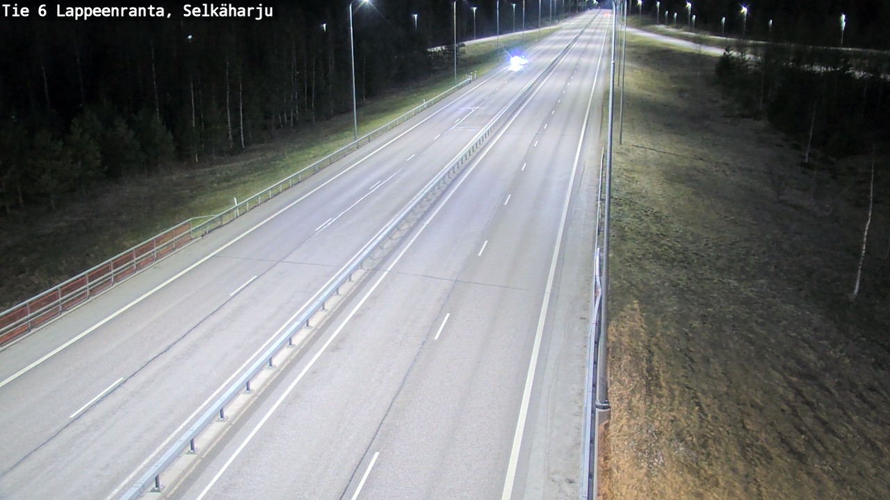 Weather Camera Image Road 6 Lappeenranta, Selkäharju, Lappeenranta, Etelä-Karjala