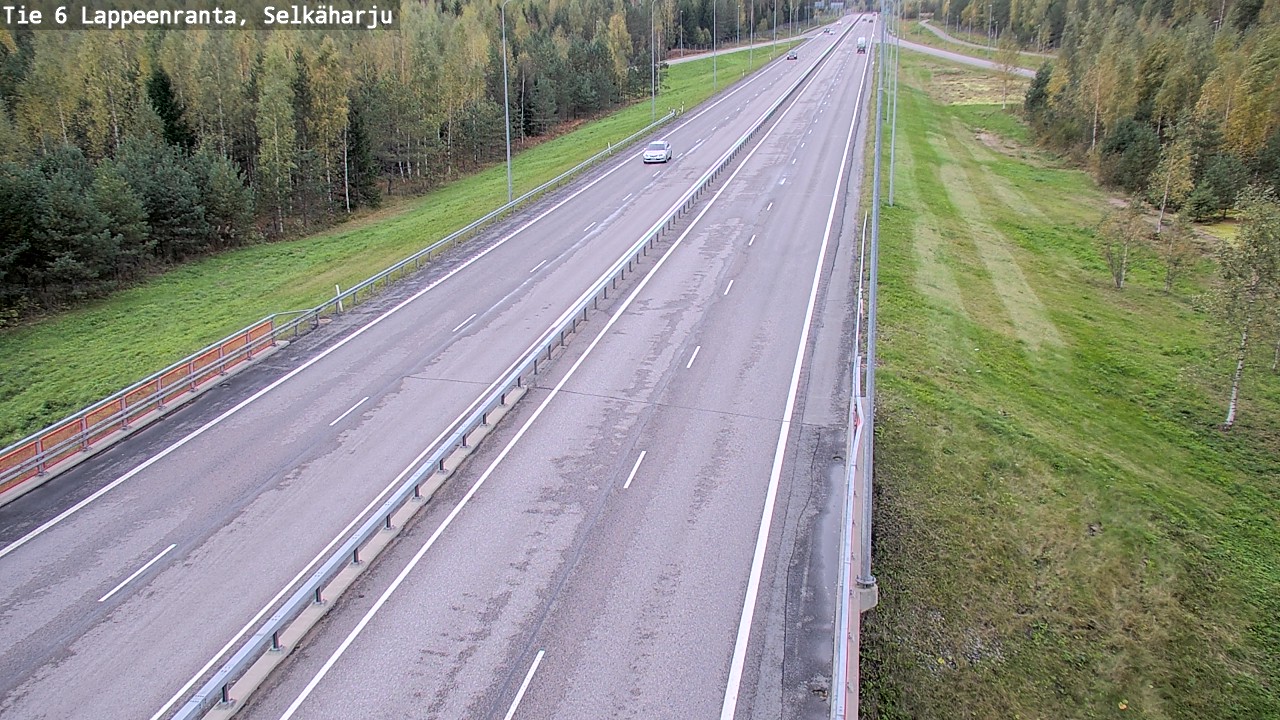 Weather Camera Image Road 6 Lappeenranta, Selkäharju, Lappeenranta, Etelä-Karjala