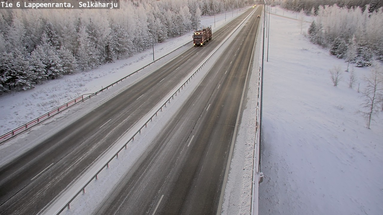 Weather Camera Image Road 6 Lappeenranta, Selkäharju, Lappeenranta, Etelä-Karjala