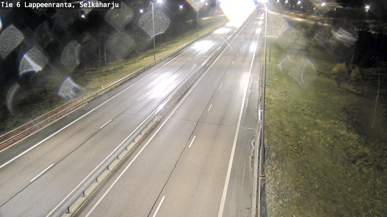 Weather Camera Image Road 6 Lappeenranta, Selkäharju, Lappeenranta, Etelä-Karjala
