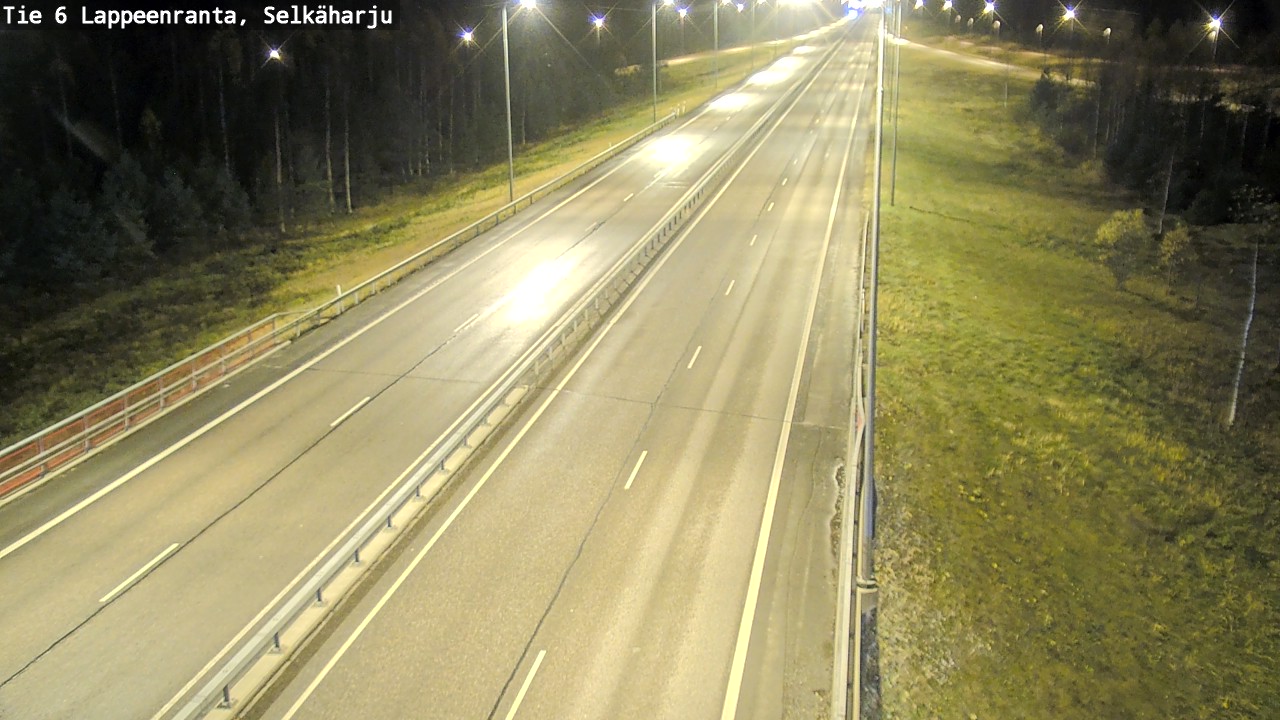 Weather Camera Image Väg 6 Villmanstrand, Selkäharju, Lappeenranta, Etelä-Karjala
