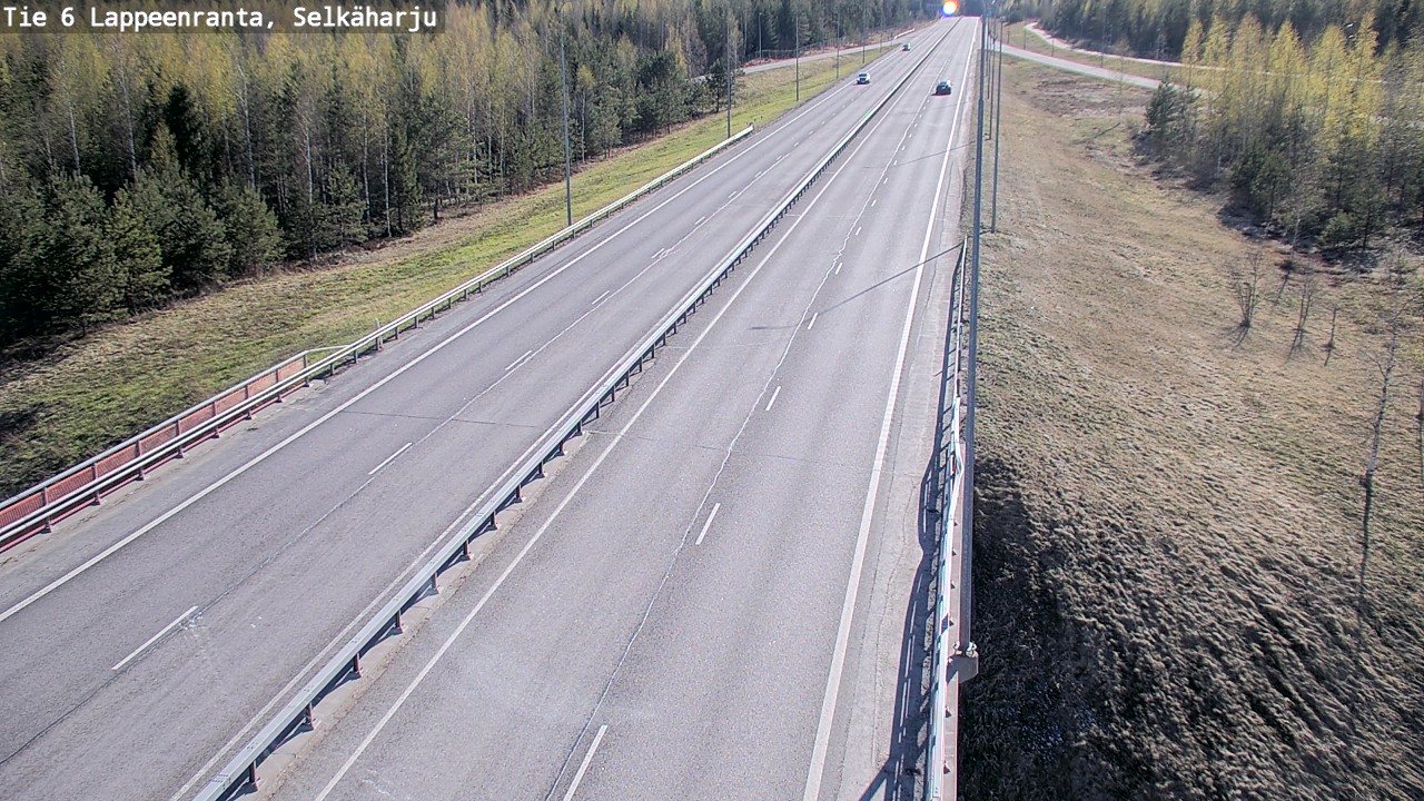 Weather Camera Image Road 6 Lappeenranta, Selkäharju, Lappeenranta, Etelä-Karjala