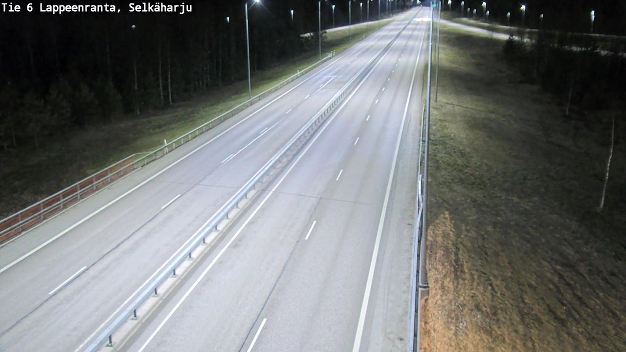 Weather Camera Image Road 6 Lappeenranta, Selkäharju, Lappeenranta, Etelä-Karjala