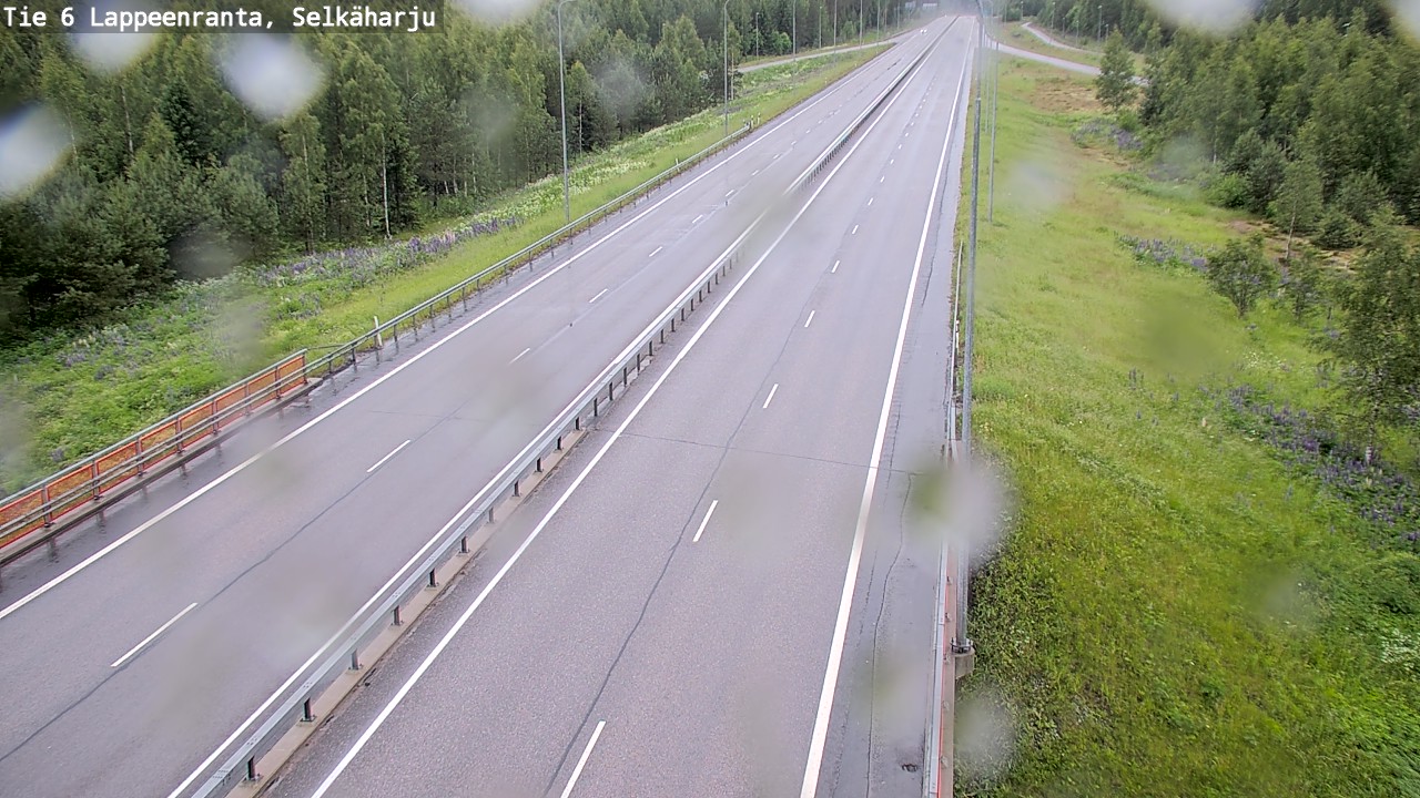 Weather Camera Image Väg 6 Villmanstrand, Selkäharju, Lappeenranta, Etelä-Karjala