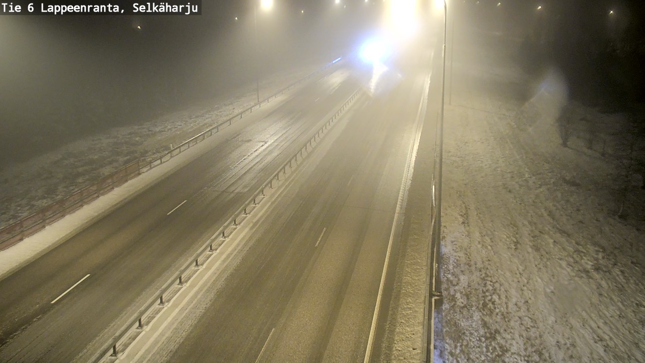 Weather Camera Image Väg 6 Villmanstrand, Selkäharju, Lappeenranta, Etelä-Karjala