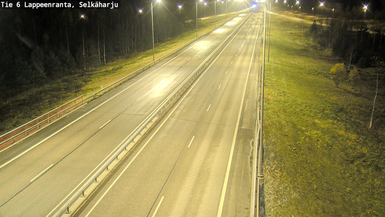 Weather Camera Image Road 6 Lappeenranta, Selkäharju, Lappeenranta, Etelä-Karjala