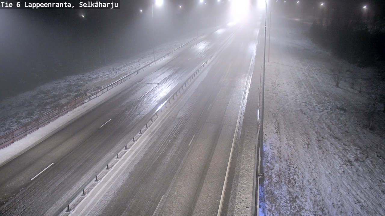 Weather Camera Image Väg 6 Villmanstrand, Selkäharju, Lappeenranta, Etelä-Karjala