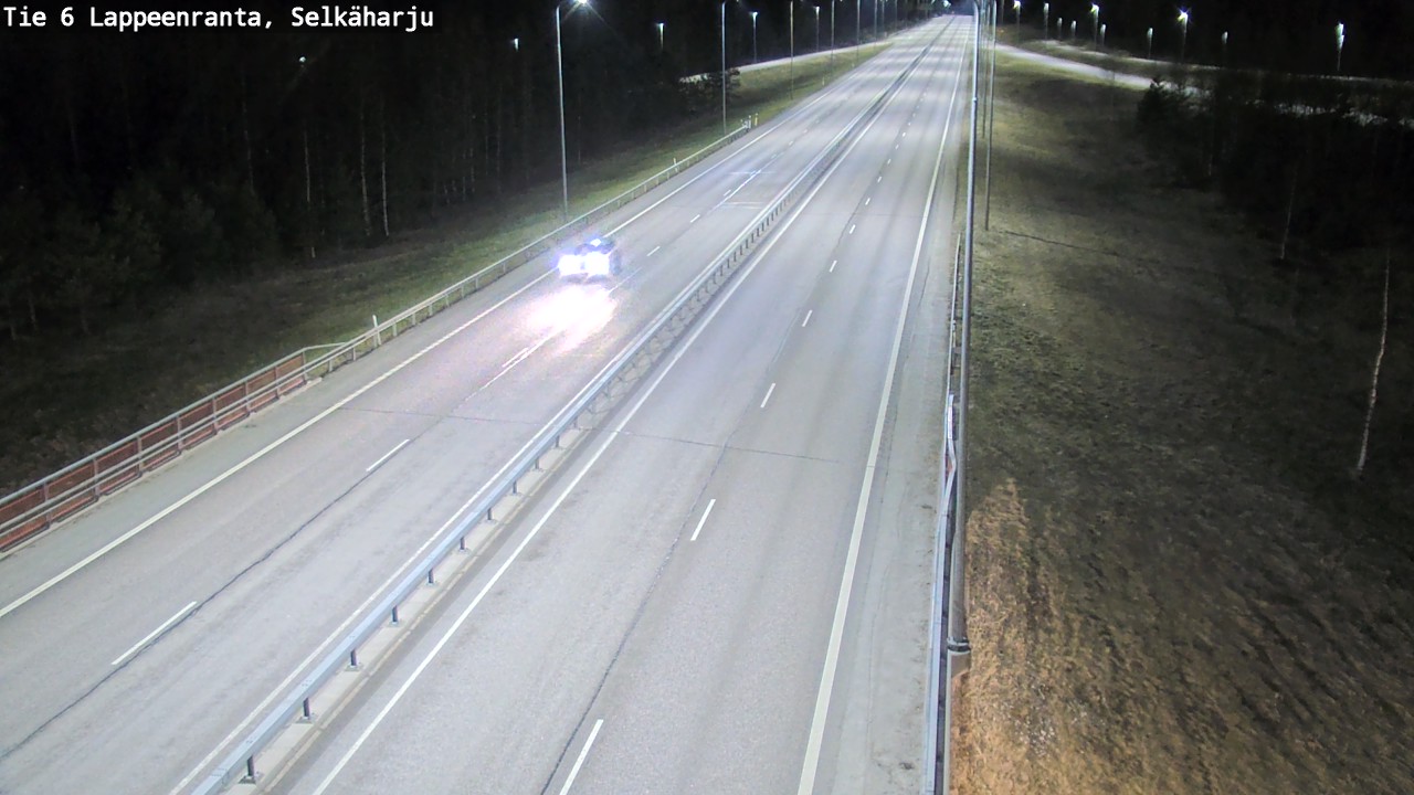 Weather Camera Image Road 6 Lappeenranta, Selkäharju, Lappeenranta, Etelä-Karjala