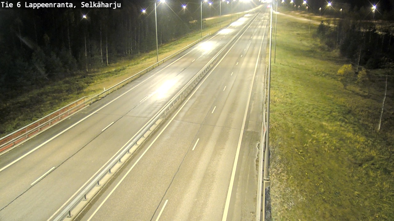 Weather Camera Image Väg 6 Villmanstrand, Selkäharju, Lappeenranta, Etelä-Karjala