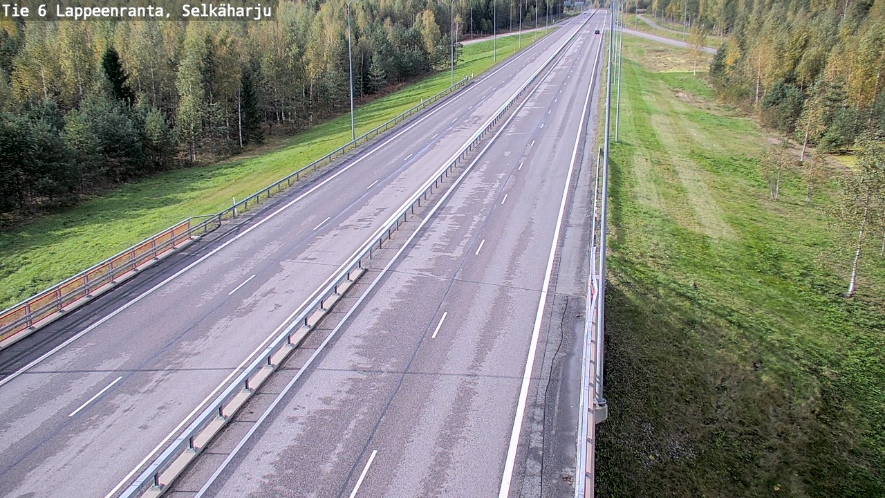 Weather Camera Image Road 6 Lappeenranta, Selkäharju, Lappeenranta, Etelä-Karjala