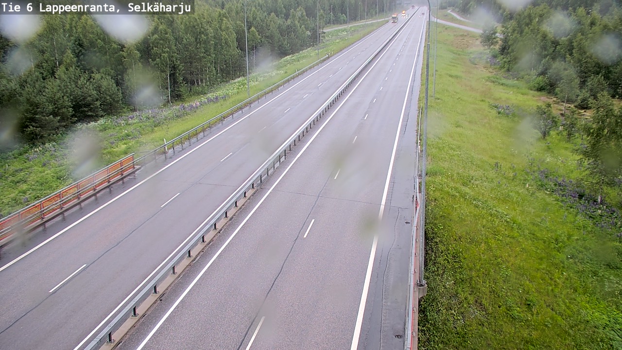 Weather Camera Image Väg 6 Villmanstrand, Selkäharju, Lappeenranta, Etelä-Karjala