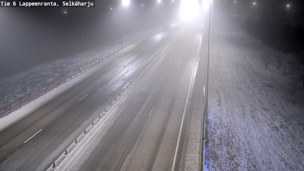 Weather Camera Image Väg 6 Villmanstrand, Selkäharju, Lappeenranta, Etelä-Karjala