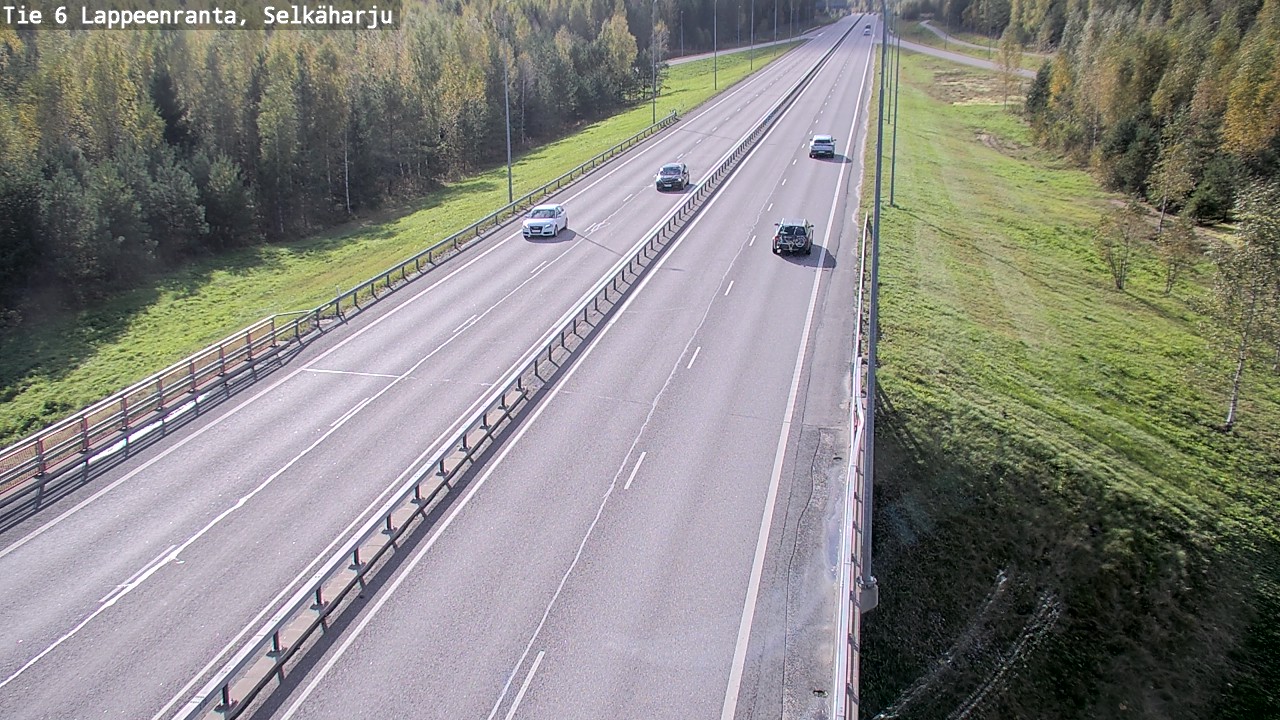 Weather Camera Image Road 6 Lappeenranta, Selkäharju, Lappeenranta, Etelä-Karjala