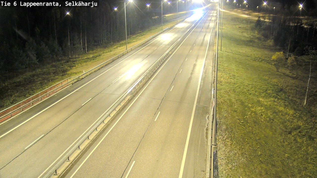 Weather Camera Image Road 6 Lappeenranta, Selkäharju, Lappeenranta, Etelä-Karjala