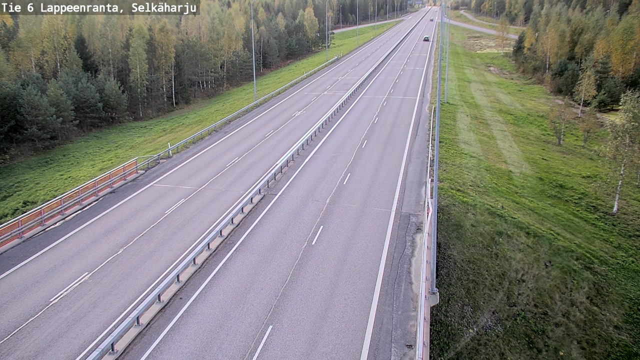 Weather Camera Image Road 6 Lappeenranta, Selkäharju, Lappeenranta, Etelä-Karjala