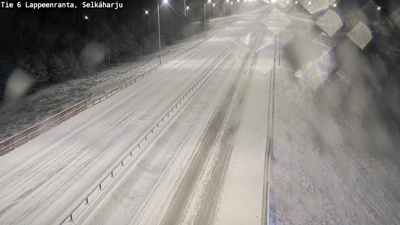 Weather Camera Image Väg 6 Villmanstrand, Selkäharju, Lappeenranta, Etelä-Karjala