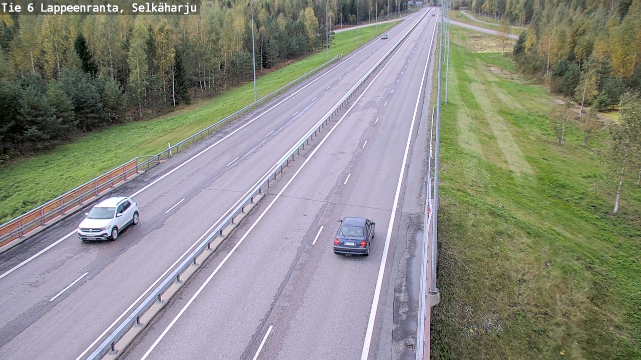 Weather Camera Image Road 6 Lappeenranta, Selkäharju, Lappeenranta, Etelä-Karjala