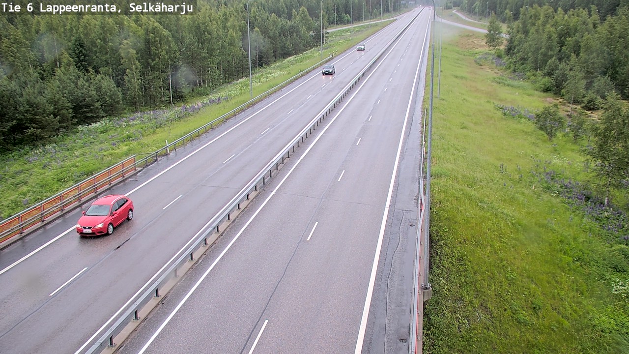 Weather Camera Image Väg 6 Villmanstrand, Selkäharju, Lappeenranta, Etelä-Karjala