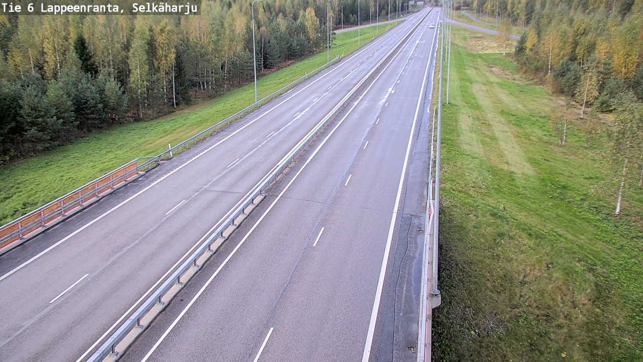 Weather Camera Image Road 6 Lappeenranta, Selkäharju, Lappeenranta, Etelä-Karjala