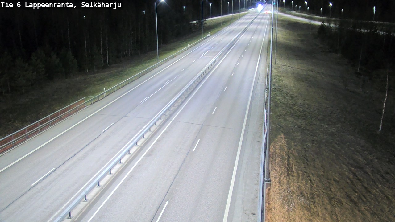 Weather Camera Image Road 6 Lappeenranta, Selkäharju, Lappeenranta, Etelä-Karjala