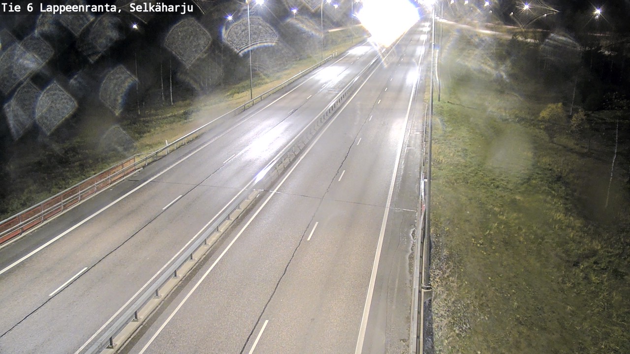 Weather Camera Image Road 6 Lappeenranta, Selkäharju, Lappeenranta, Etelä-Karjala