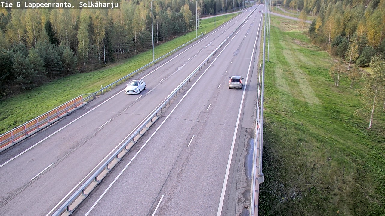 Weather Camera Image Road 6 Lappeenranta, Selkäharju, Lappeenranta, Etelä-Karjala