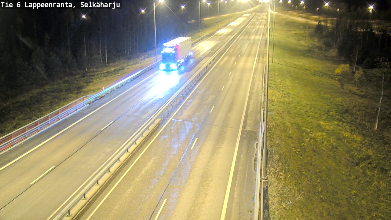 Weather Camera Image Road 6 Lappeenranta, Selkäharju, Lappeenranta, Etelä-Karjala