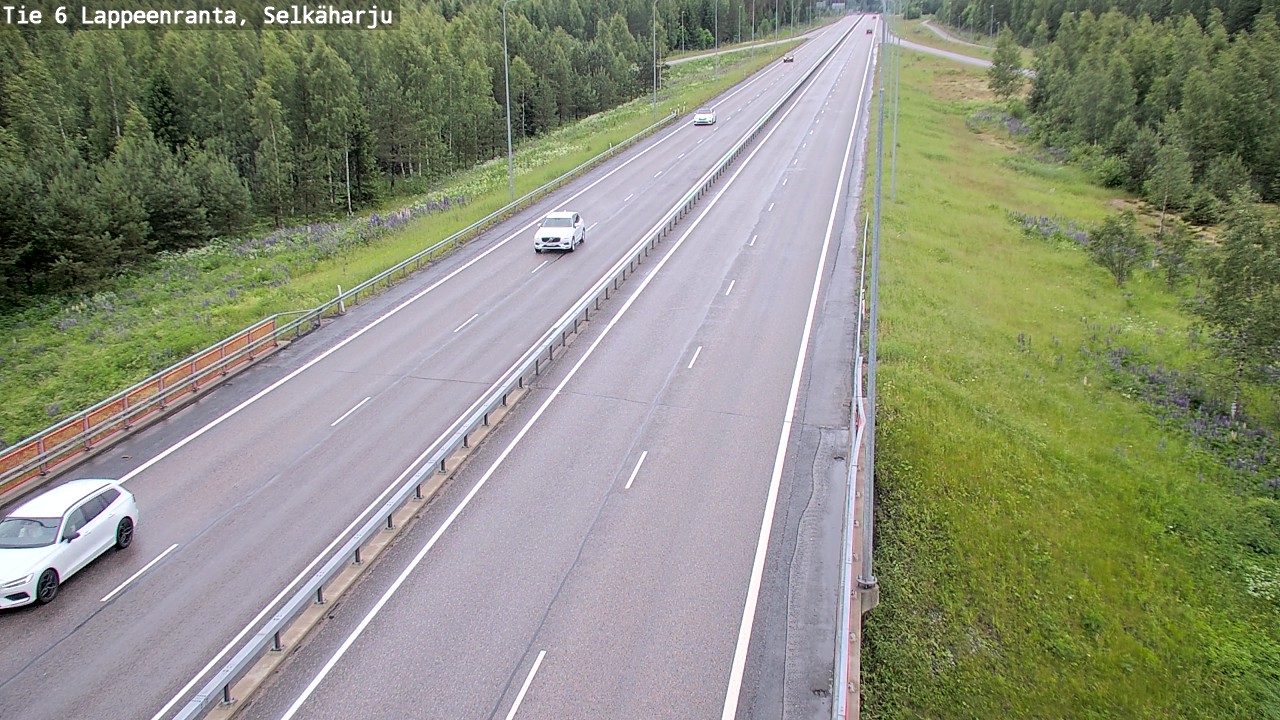 Weather Camera Image Väg 6 Villmanstrand, Selkäharju, Lappeenranta, Etelä-Karjala