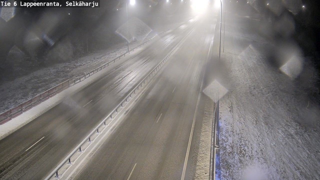 Weather Camera Image Väg 6 Villmanstrand, Selkäharju, Lappeenranta, Etelä-Karjala