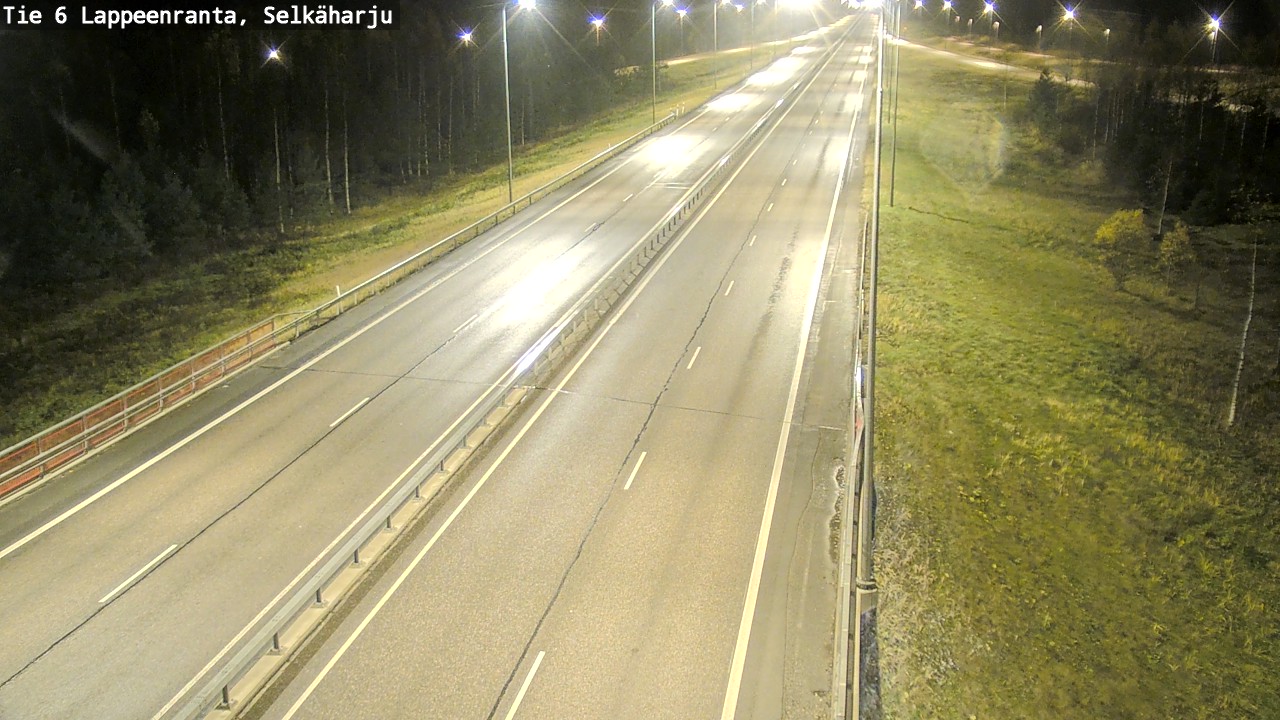 Weather Camera Image Road 6 Lappeenranta, Selkäharju, Lappeenranta, Etelä-Karjala