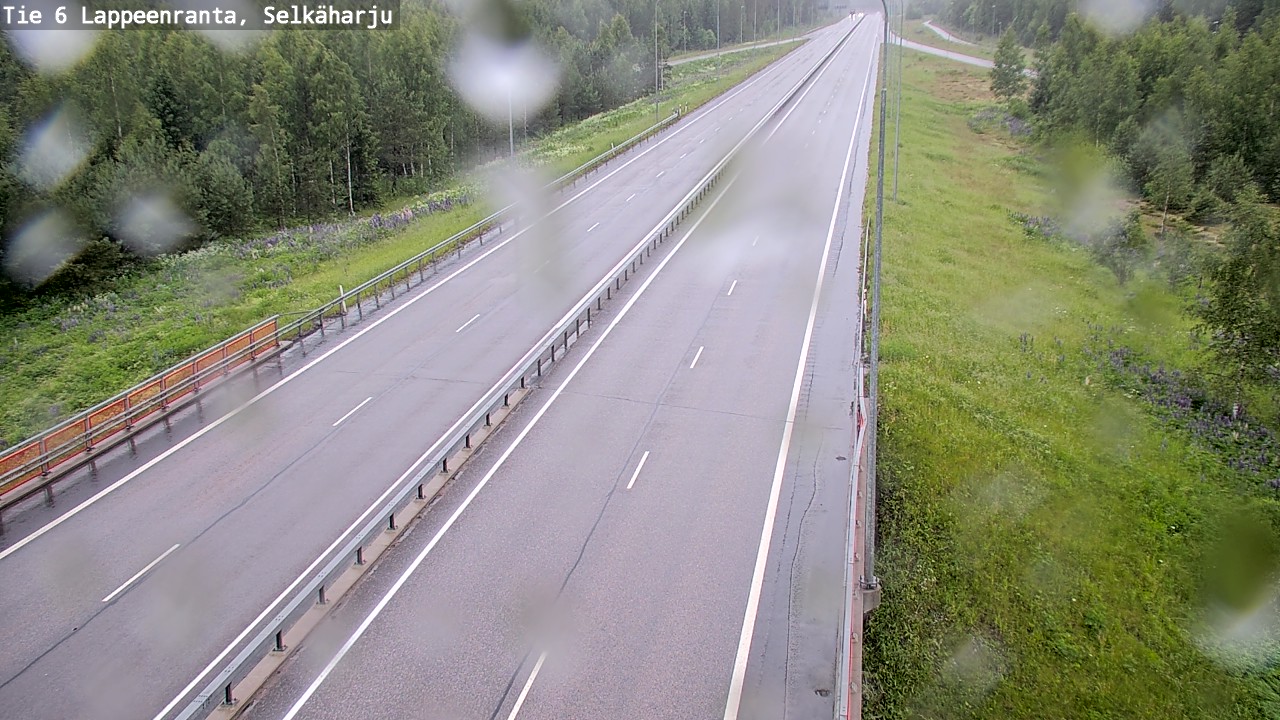 Weather Camera Image Road 6 Lappeenranta, Selkäharju, Lappeenranta, Etelä-Karjala