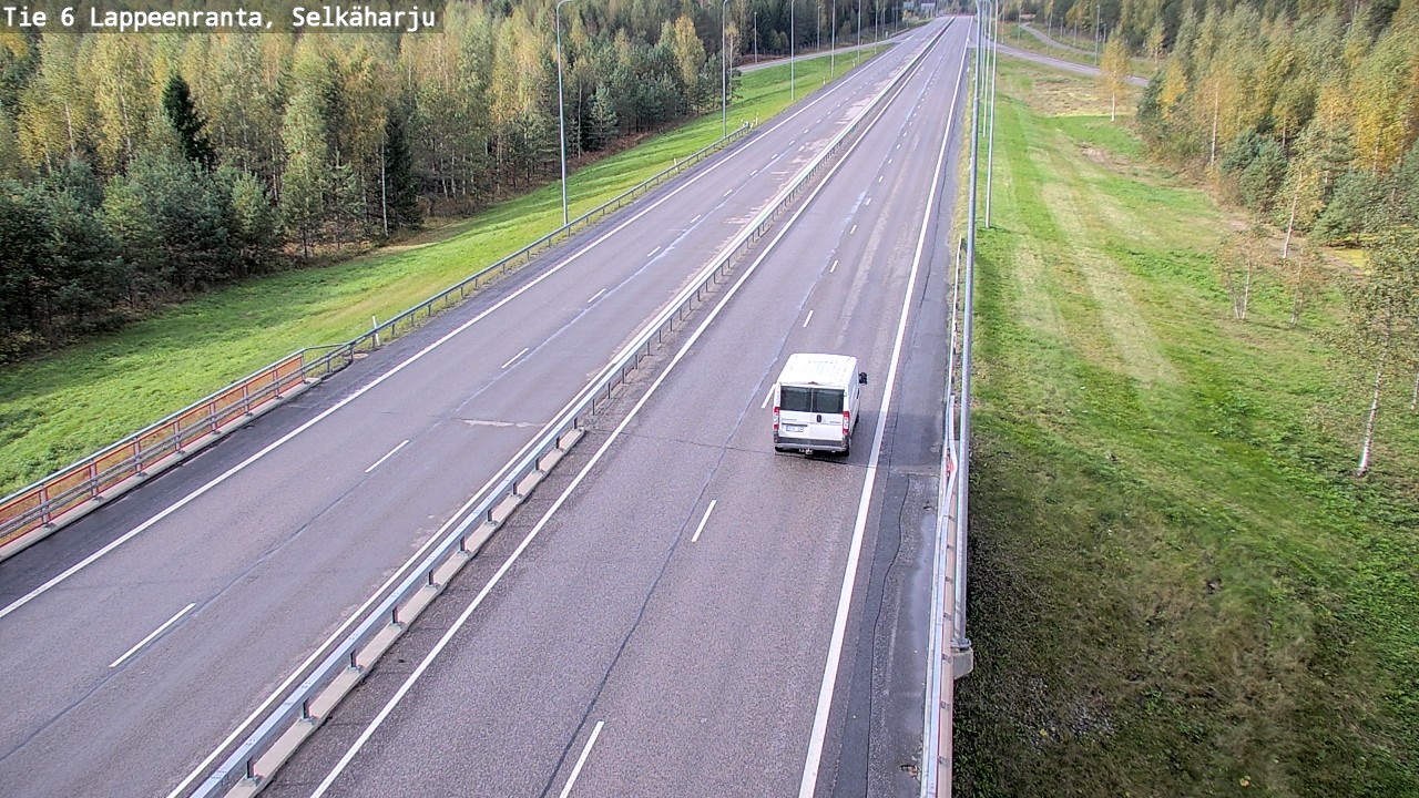 Weather Camera Image Road 6 Lappeenranta, Selkäharju, Lappeenranta, Etelä-Karjala