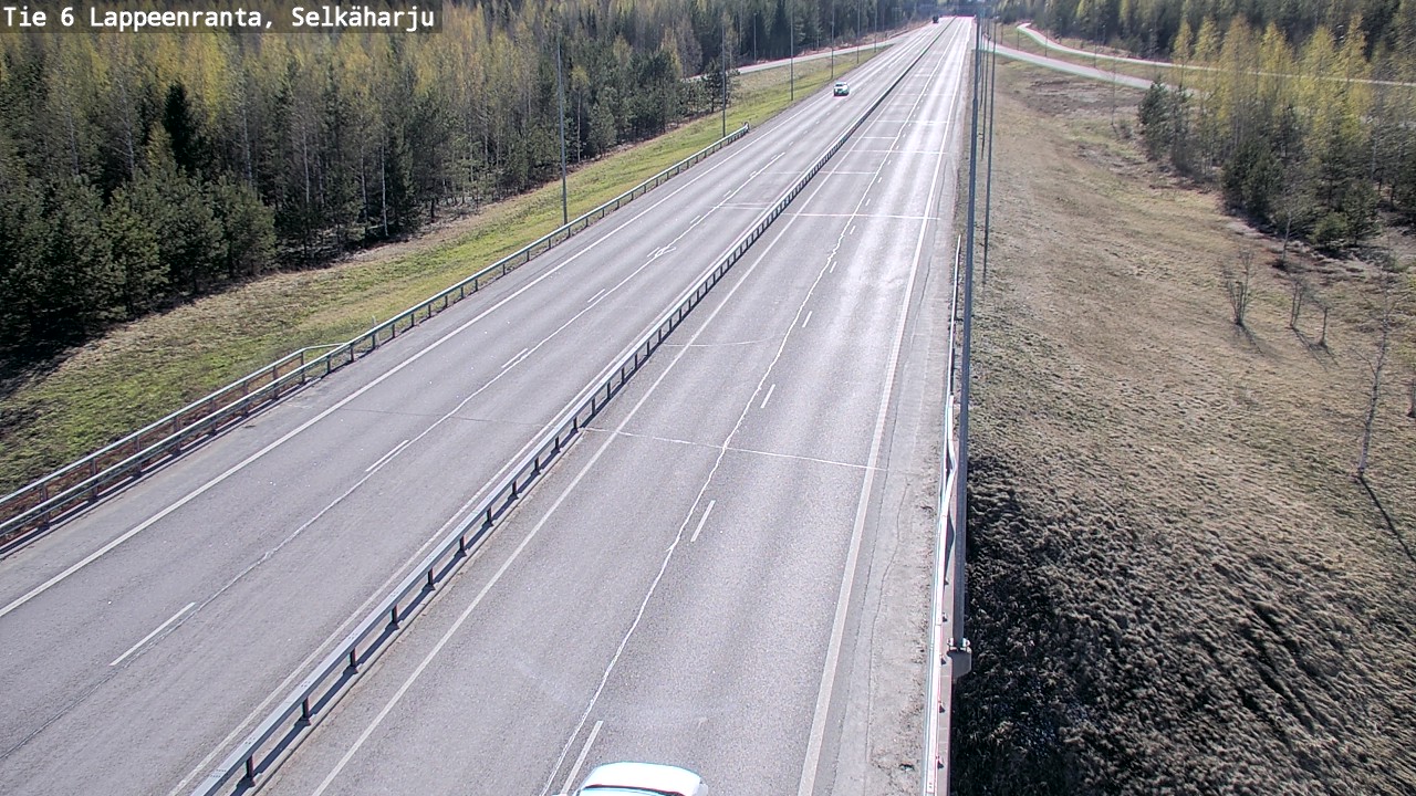Weather Camera Image Road 6 Lappeenranta, Selkäharju, Lappeenranta, Etelä-Karjala
