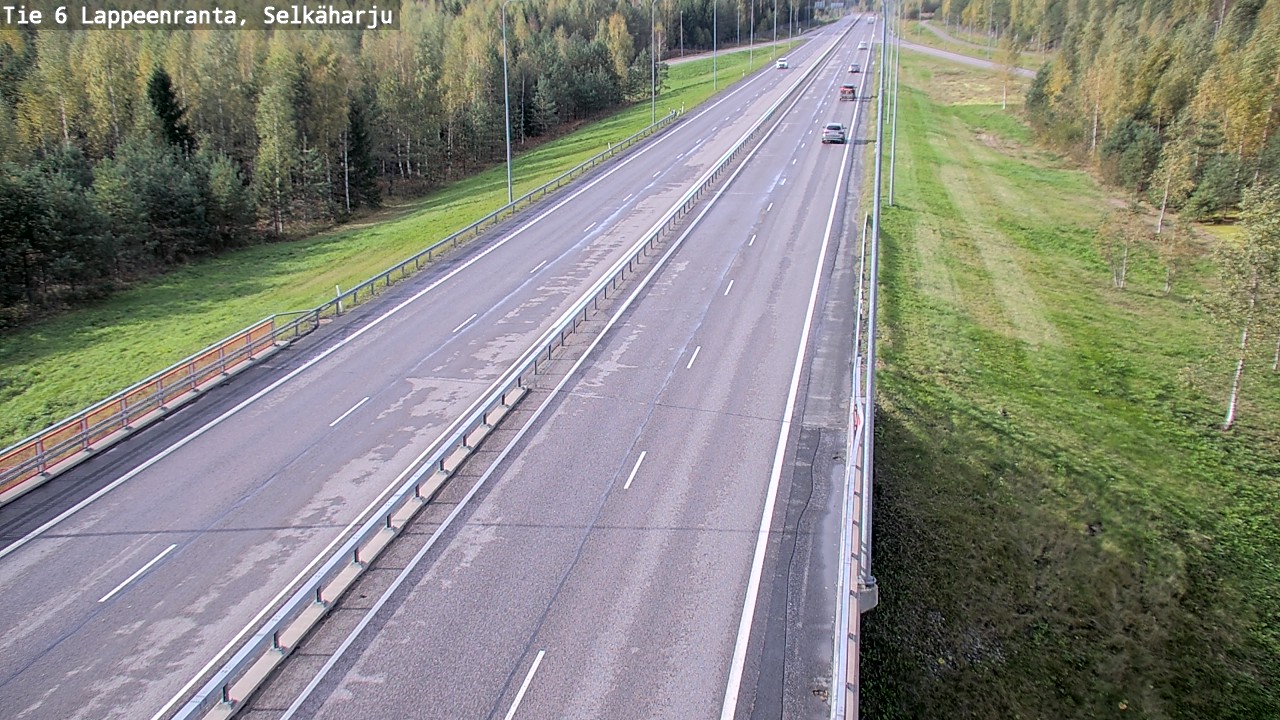 Weather Camera Image Road 6 Lappeenranta, Selkäharju, Lappeenranta, Etelä-Karjala