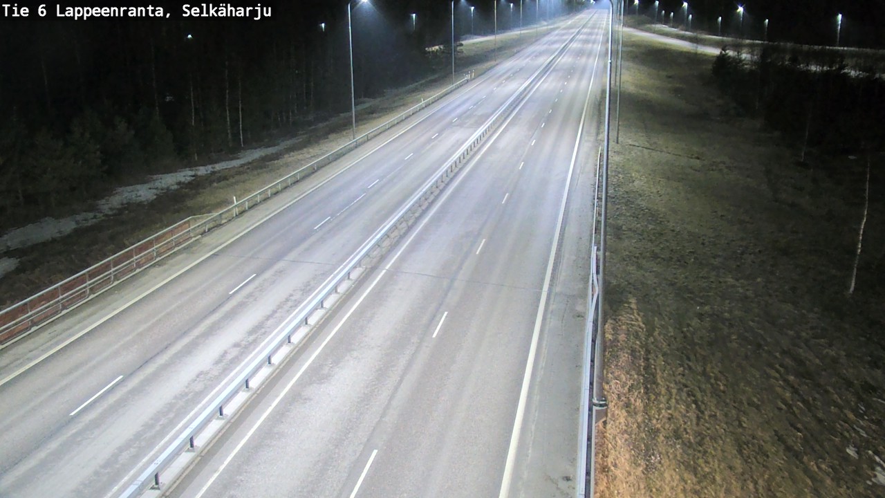 Weather Camera Image Road 6 Lappeenranta, Selkäharju, Lappeenranta, Etelä-Karjala