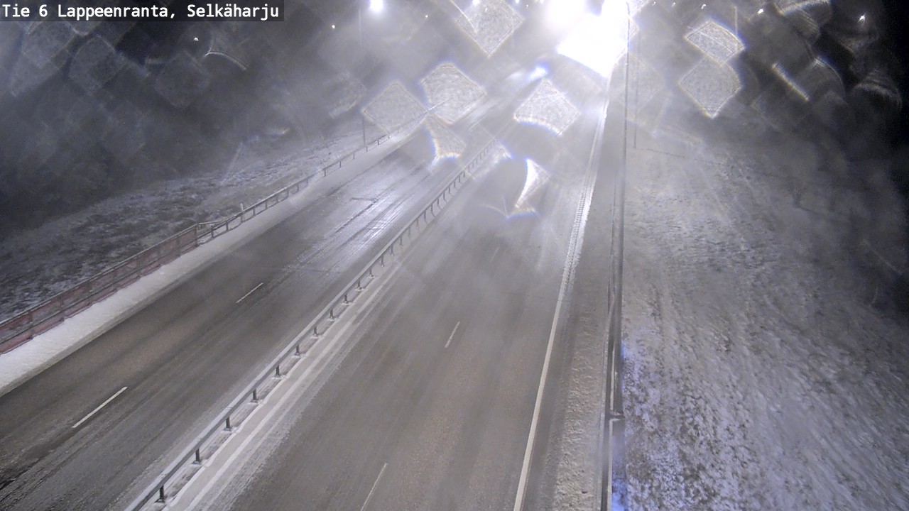 Weather Camera Image Väg 6 Villmanstrand, Selkäharju, Lappeenranta, Etelä-Karjala