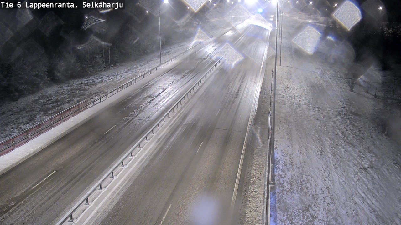 Weather Camera Image Väg 6 Villmanstrand, Selkäharju, Lappeenranta, Etelä-Karjala