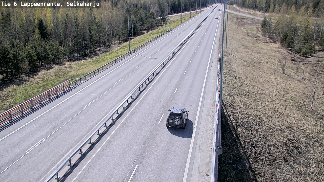 Weather Camera Image Road 6 Lappeenranta, Selkäharju, Lappeenranta, Etelä-Karjala