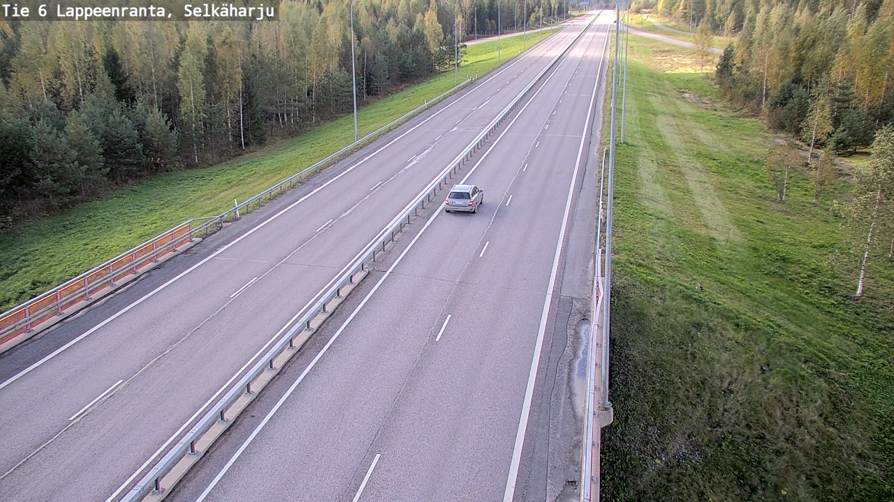 Weather Camera Image Road 6 Lappeenranta, Selkäharju, Lappeenranta, Etelä-Karjala