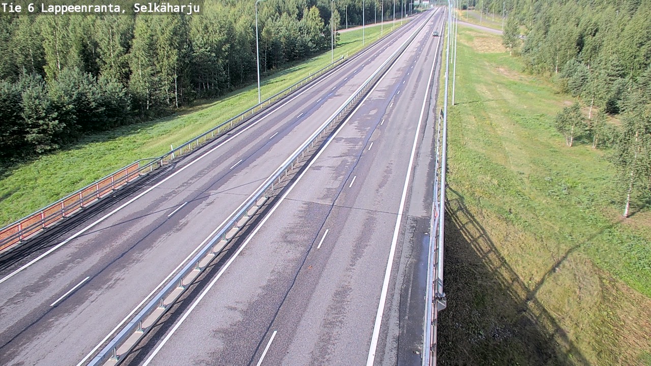 Weather Camera Image Road 6 Lappeenranta, Selkäharju, Lappeenranta, Etelä-Karjala