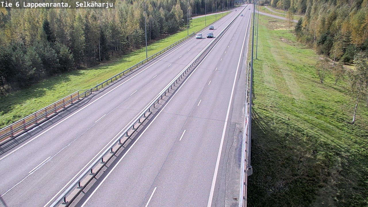 Weather Camera Image Road 6 Lappeenranta, Selkäharju, Lappeenranta, Etelä-Karjala