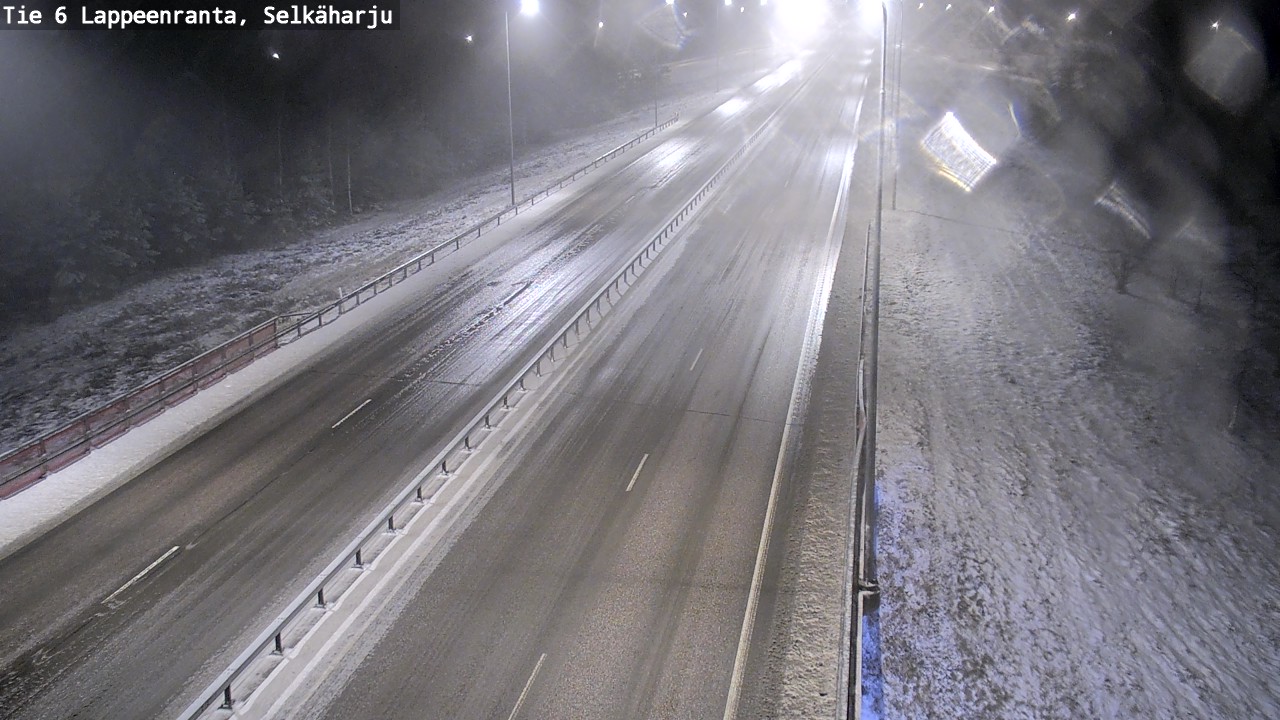Weather Camera Image Väg 6 Villmanstrand, Selkäharju, Lappeenranta, Etelä-Karjala