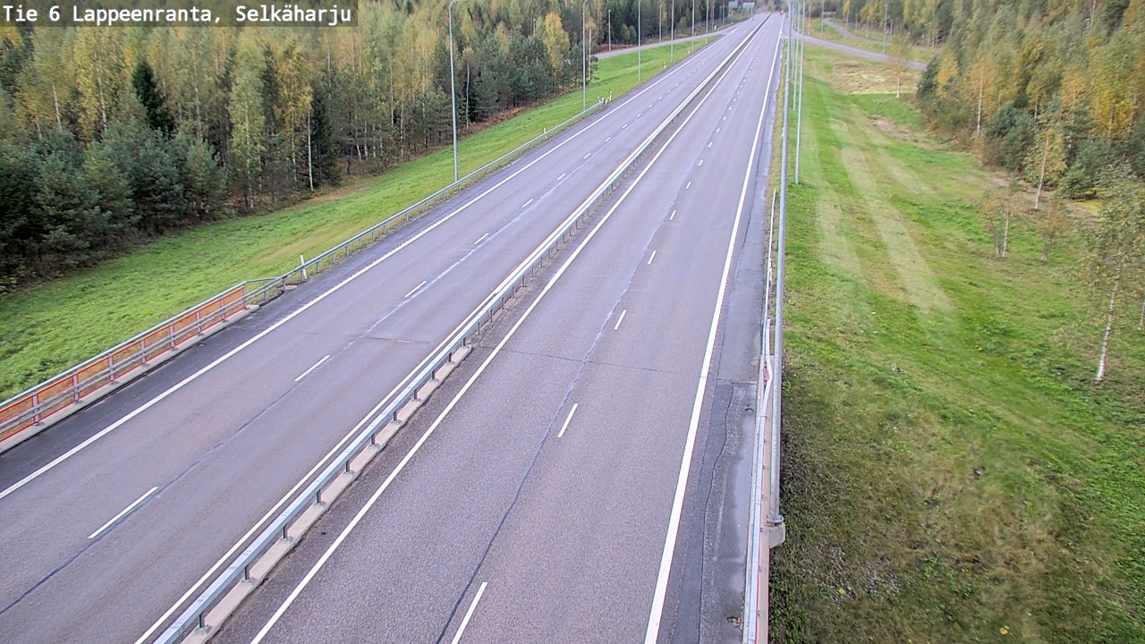 Weather Camera Image Road 6 Lappeenranta, Selkäharju, Lappeenranta, Etelä-Karjala