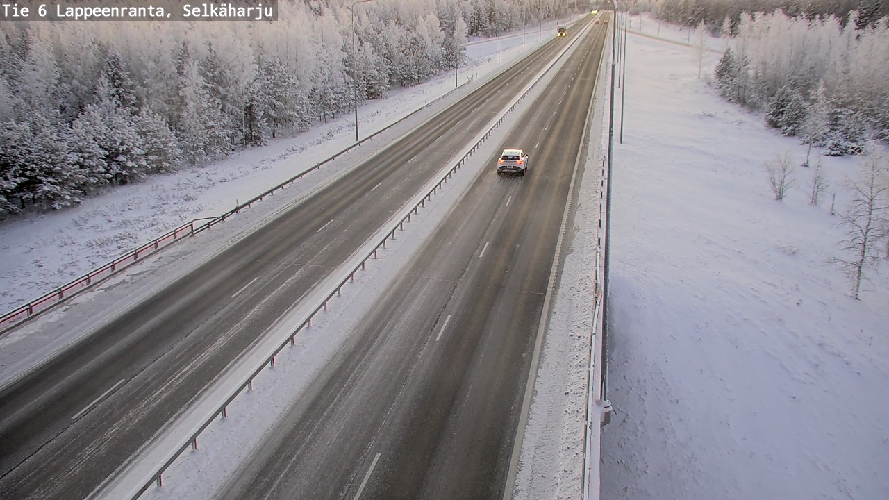 Weather Camera Image Road 6 Lappeenranta, Selkäharju, Lappeenranta, Etelä-Karjala