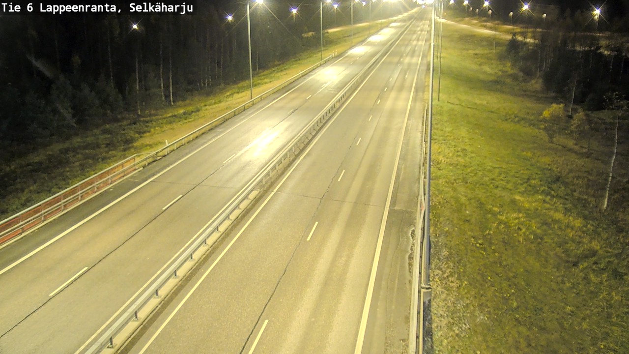 Weather Camera Image Väg 6 Villmanstrand, Selkäharju, Lappeenranta, Etelä-Karjala