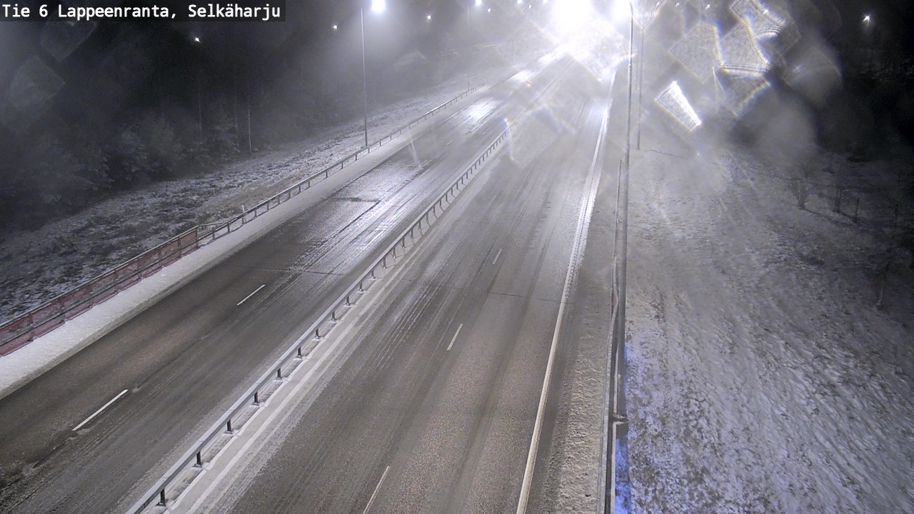 Weather Camera Image Väg 6 Villmanstrand, Selkäharju, Lappeenranta, Etelä-Karjala